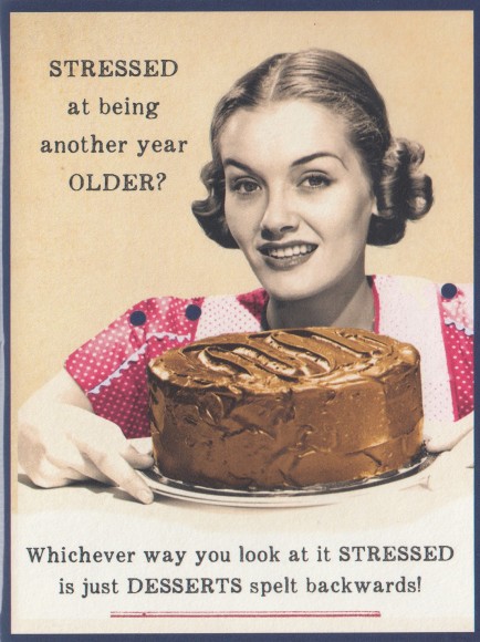 Little Brown Cards: Stressed