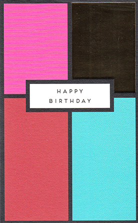 Foxbutler: Happy Birthday Colour Blocks