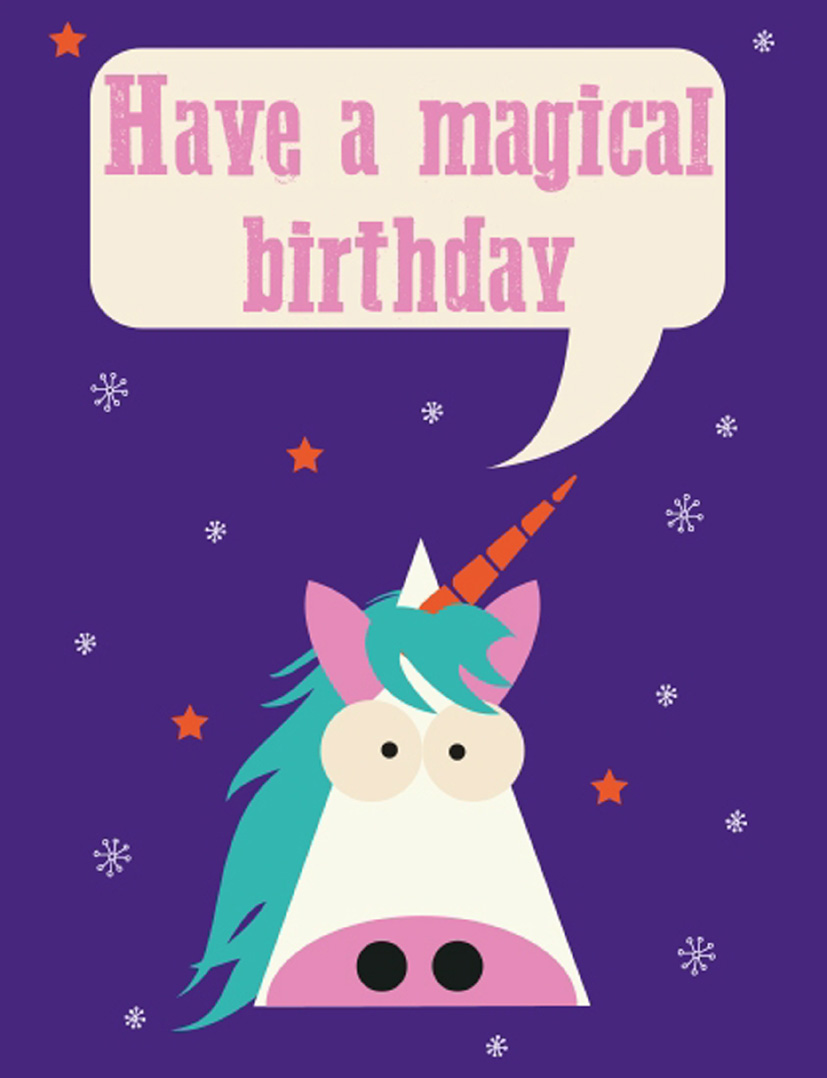 Ladiebirdy: Birthday Unicorn