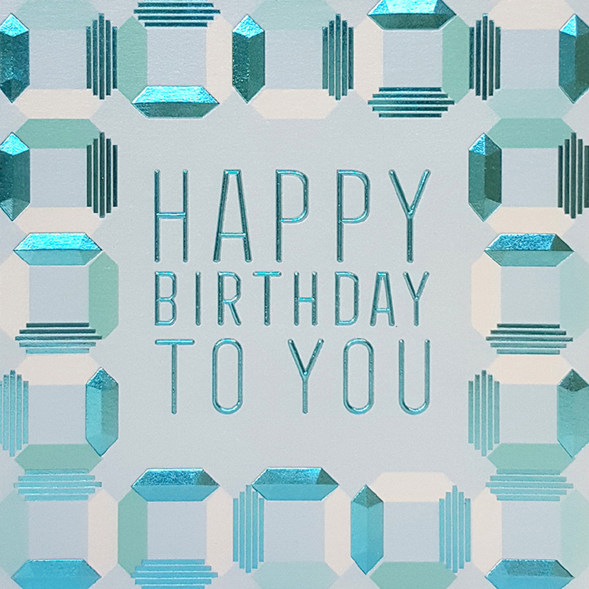 Decadence: Birthday Blue Squares