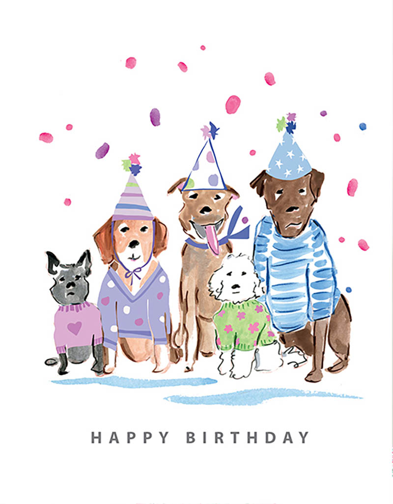 Beth Briggs: Five Puppies