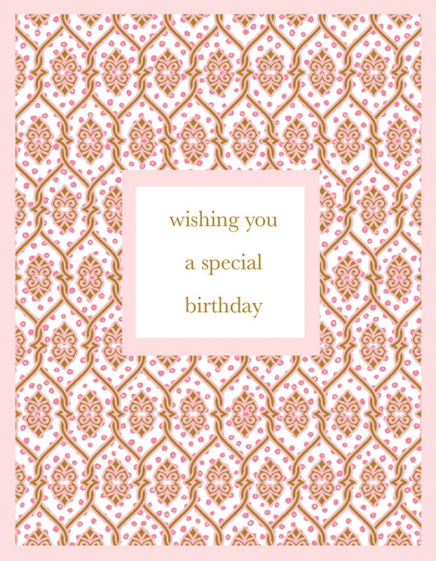 Bloomsbury: Spec Birthday Pattern