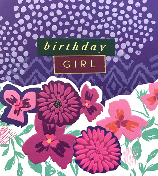 Proper Mail: Birthday Girl Purple