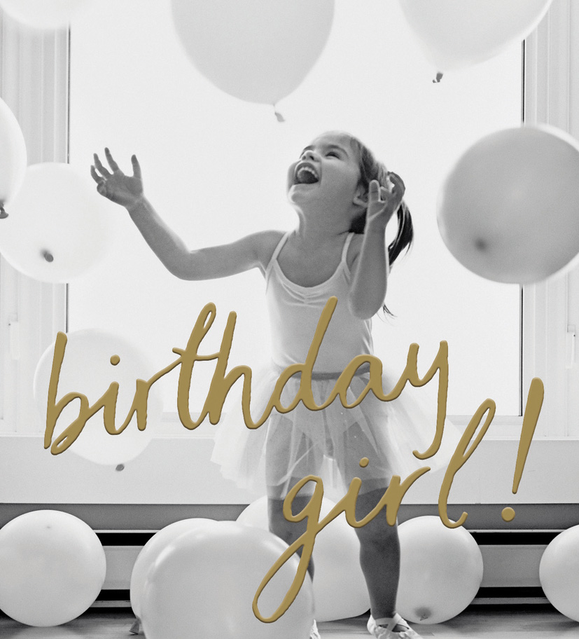 Proper Mail Bw: Birthday Girl