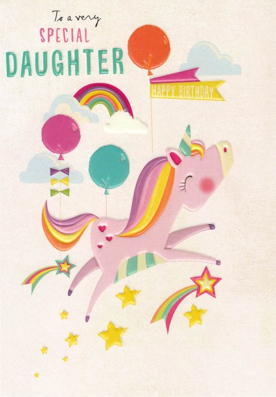 100% Kids: Large Daughter Birthdayunicorn