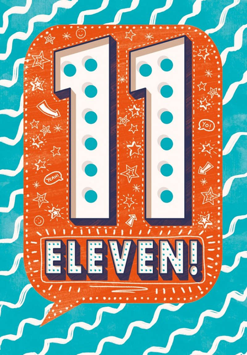 Age 11 Boy Speech Bubble