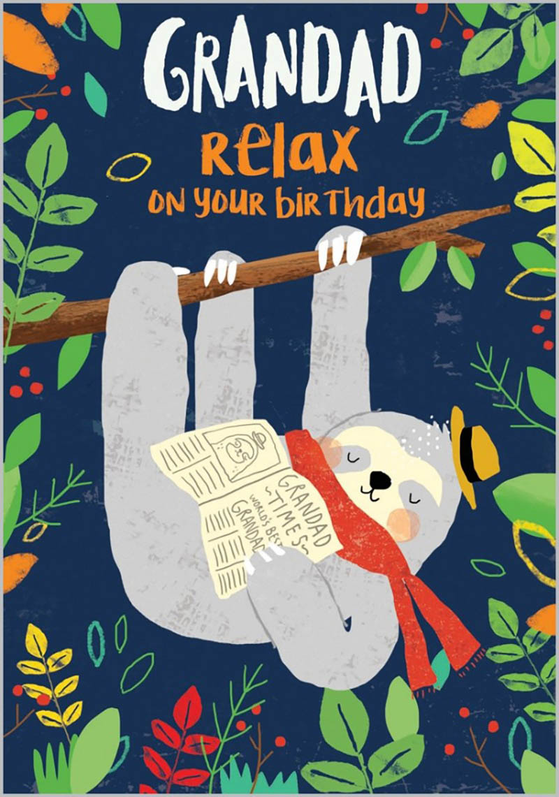 100% Kids: Birthday Grandad Sloth