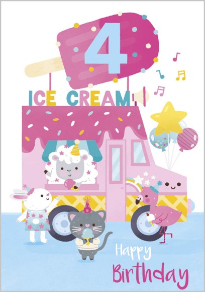 Mini Milk: Age 4 Girl Icecream