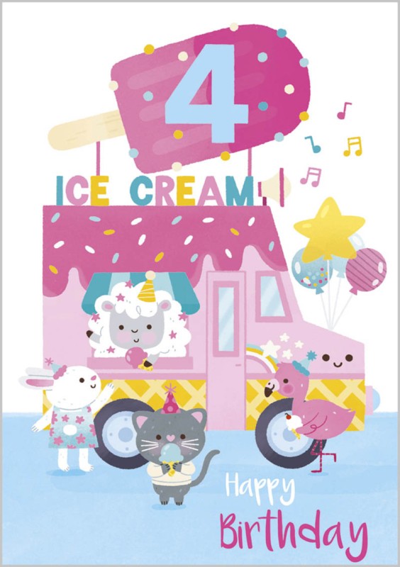 Mini Milk: Age 4 Girl Icecream