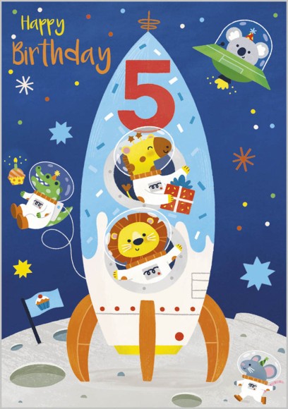 Mini Milk: Age 5 Boy Spaceship