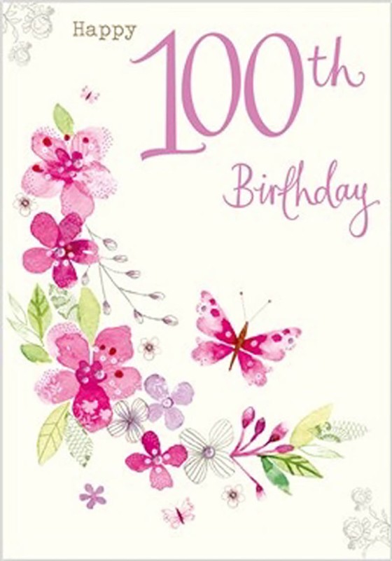 Tallulah Rose: Age 100 Fem Birthday