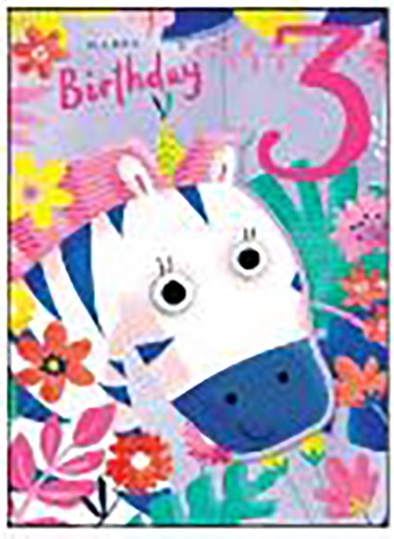 Wild Ones: Age 3 Girl Zebra