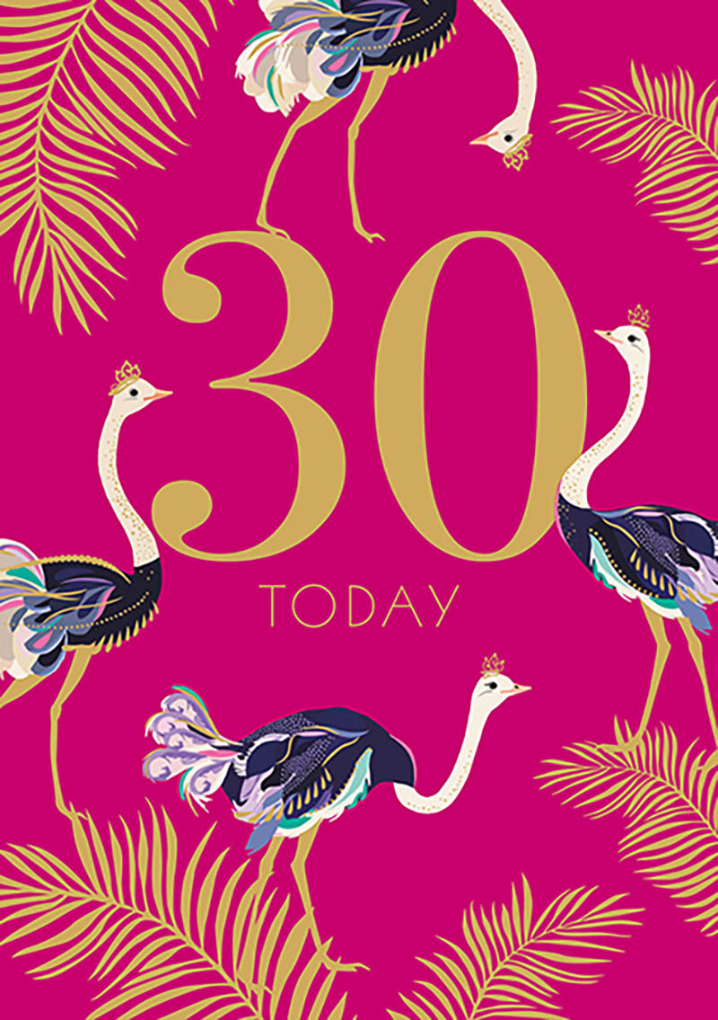 Sara Miller: Age 30 Ostriches