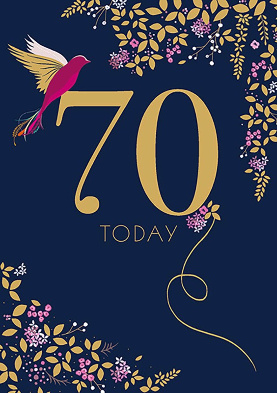 Sara Miller: Age 70 Bird Navy