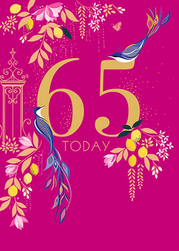 Sara Miller: Age 65 Bird Pink