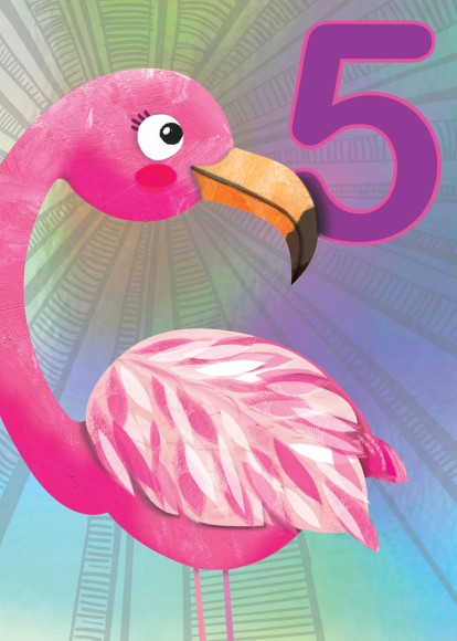 Jojos Jungle: Age 5 Grl Flamgo