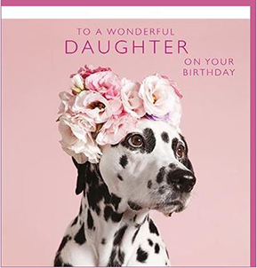 Photogram: Daughter Birthday Dalmation