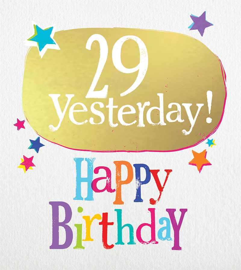 Brightside: Age 30 29 Yesterdy