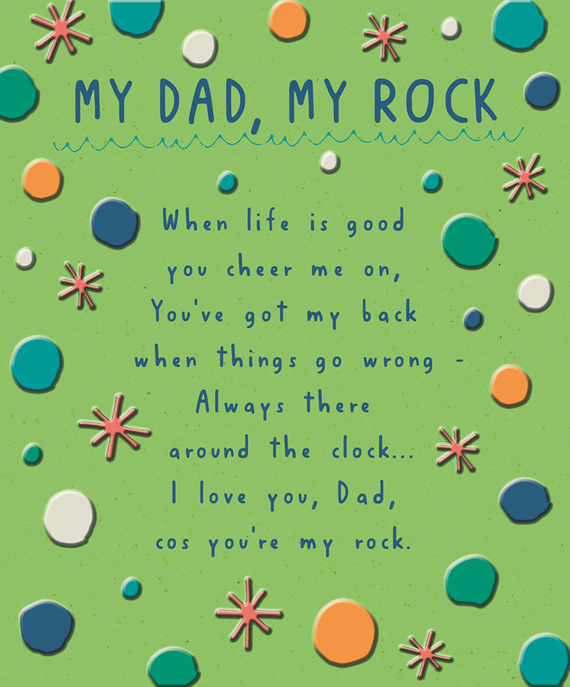 Birthday Dad My Rock