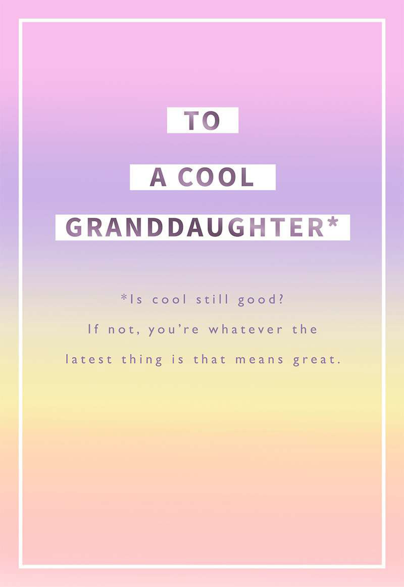 Mascara Wishes Granddaughter