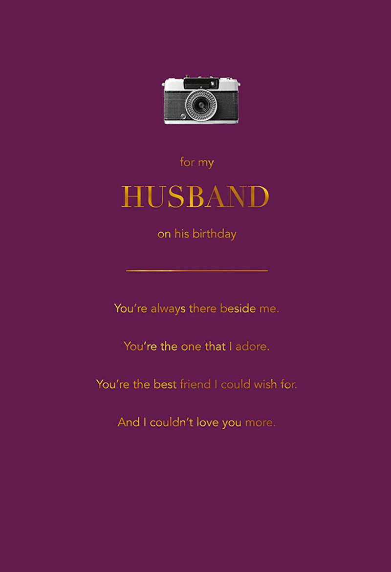 Huband Camera On His Birthday