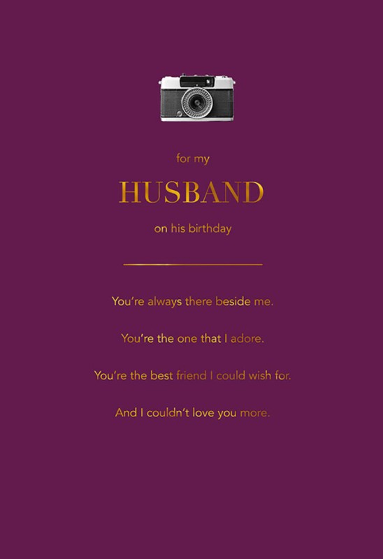 Huband Camera On His Birthday