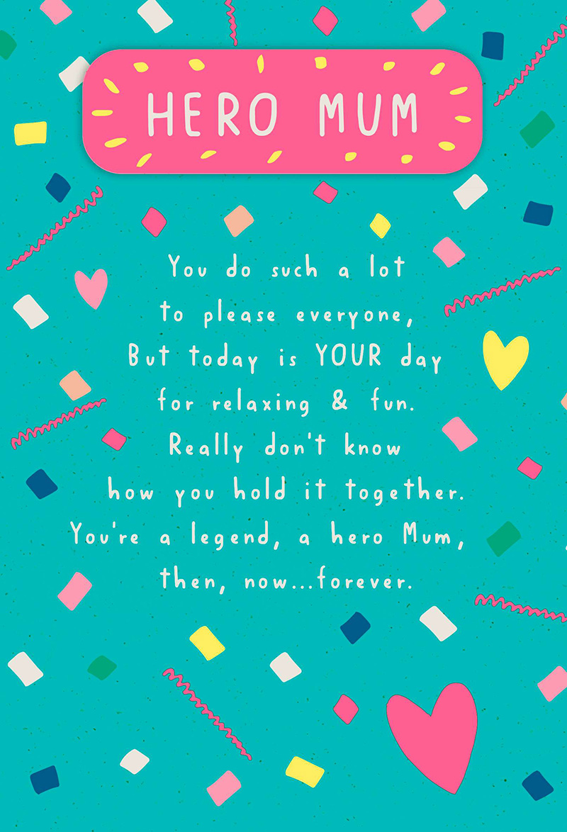 Birthday Hero Mum