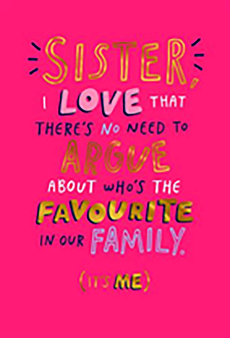 Good To Know: Sister Birthday