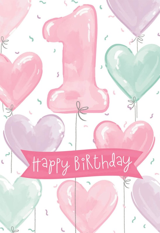 Age 1 Girl Balloons