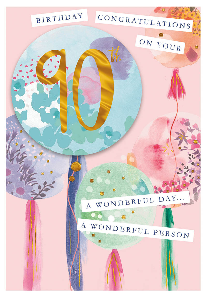 Age 90 Female Balloons