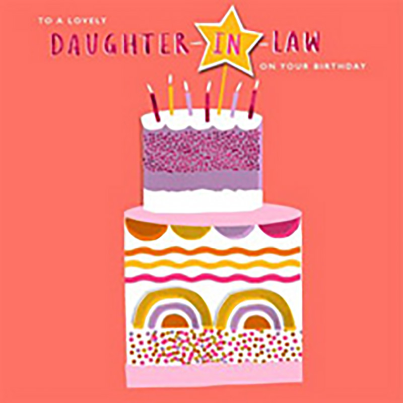 Daughter In Law Birthday Cake