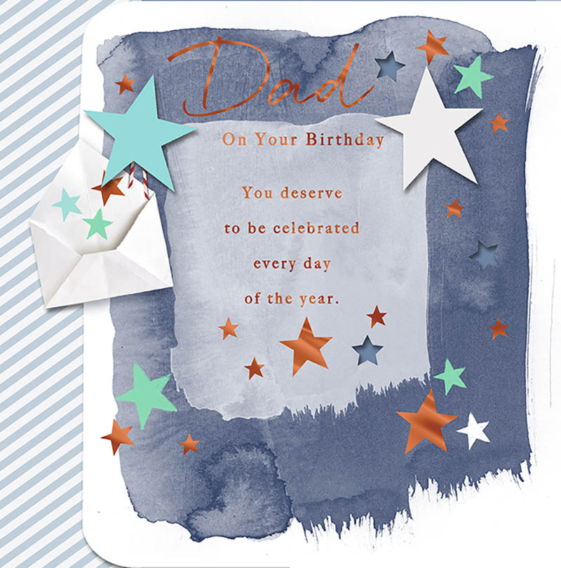 Aflutter: Dad Birthday Stars