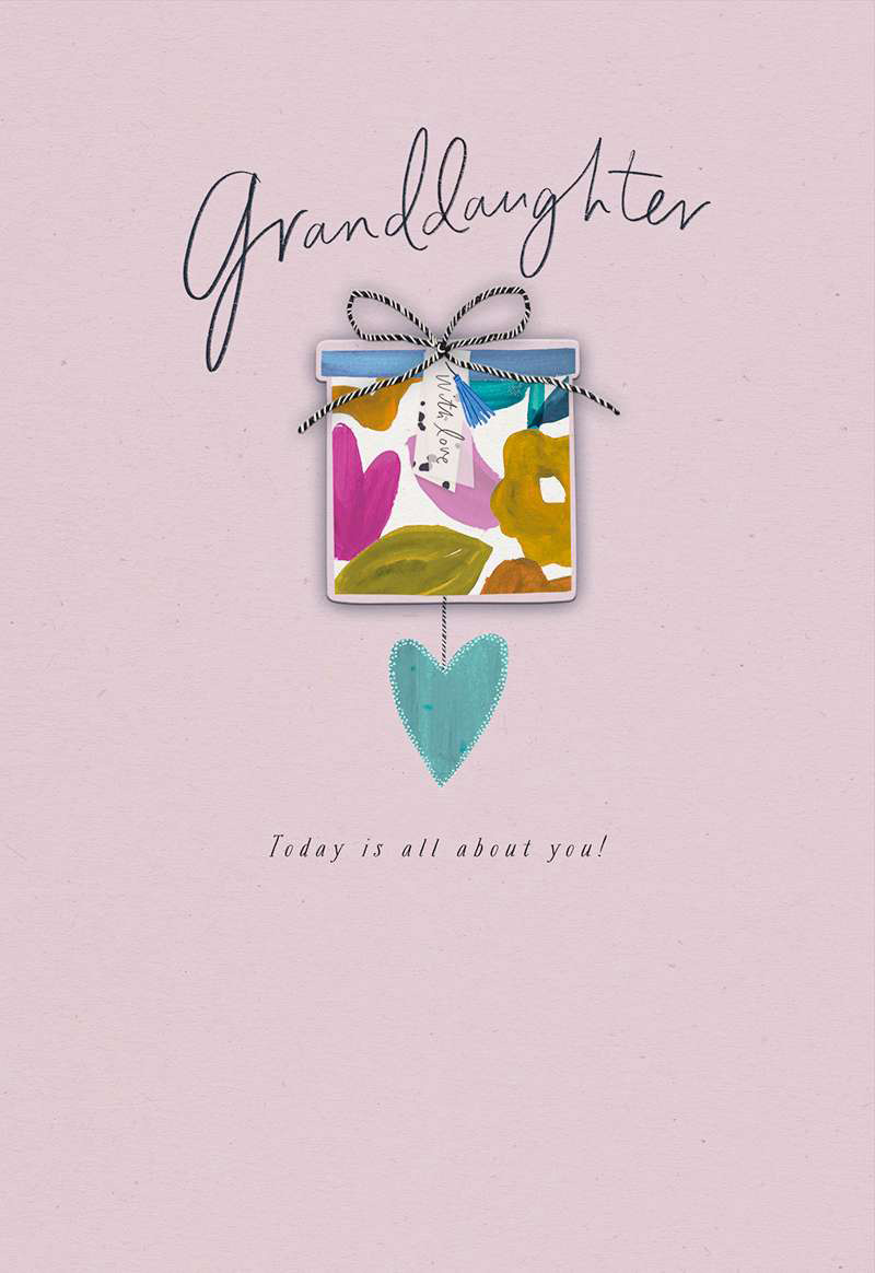 Birthday Granddaughter Present Heart
