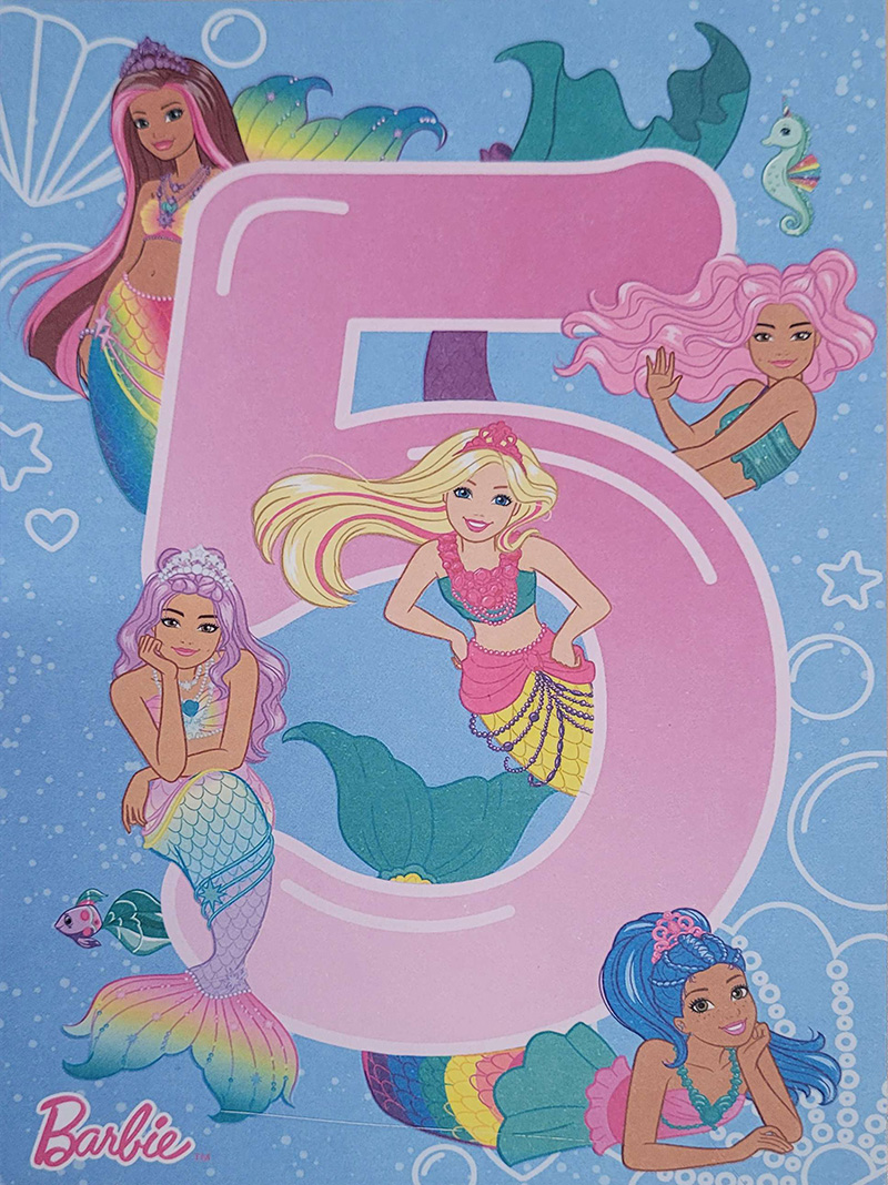 Age 5 Barbie Mermaids