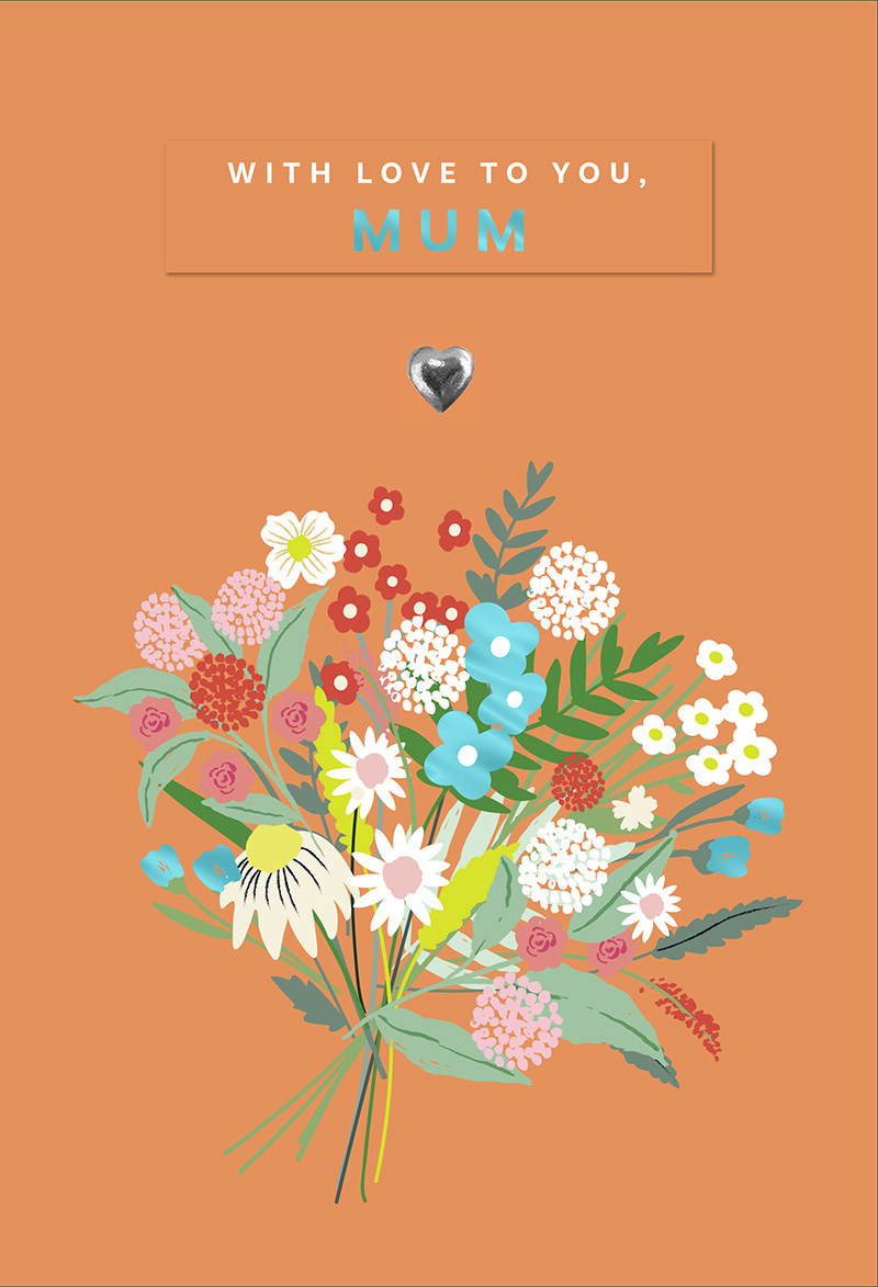 Birthday Mum Bouquet Heart