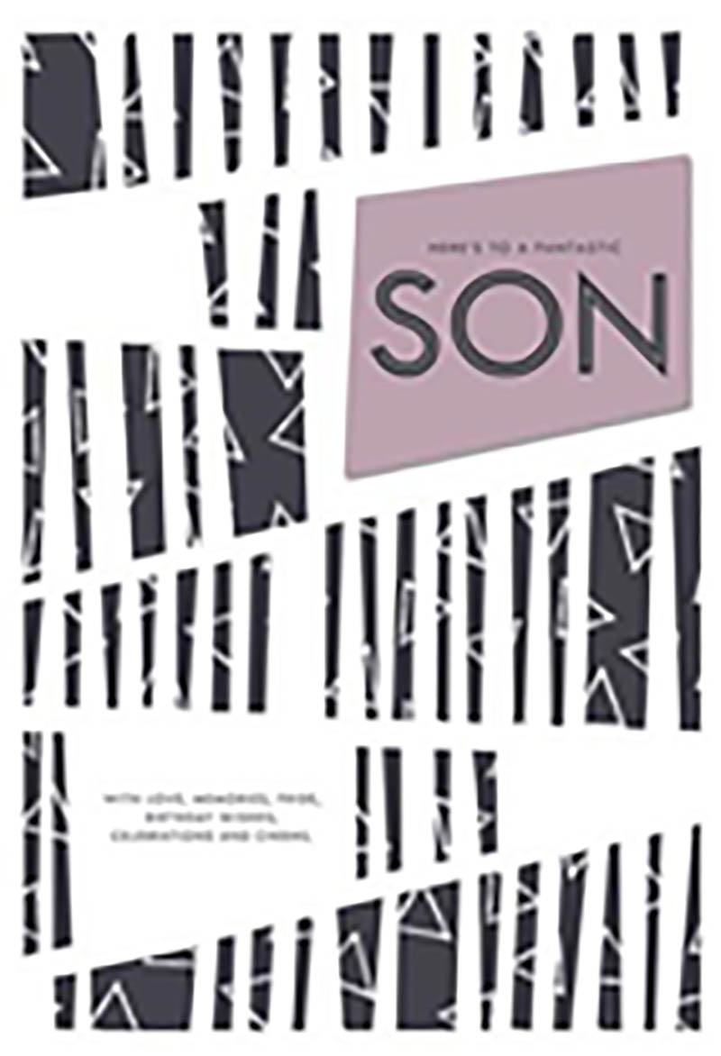 Birthday Son Geometric Lines