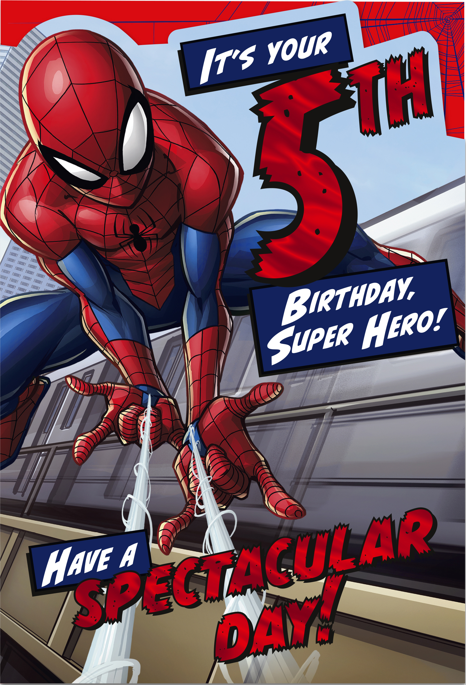 Age 5 Boy Spiderman Hero