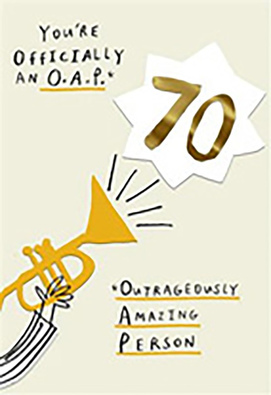 Pressing Matters: 70Th Birthday Oap