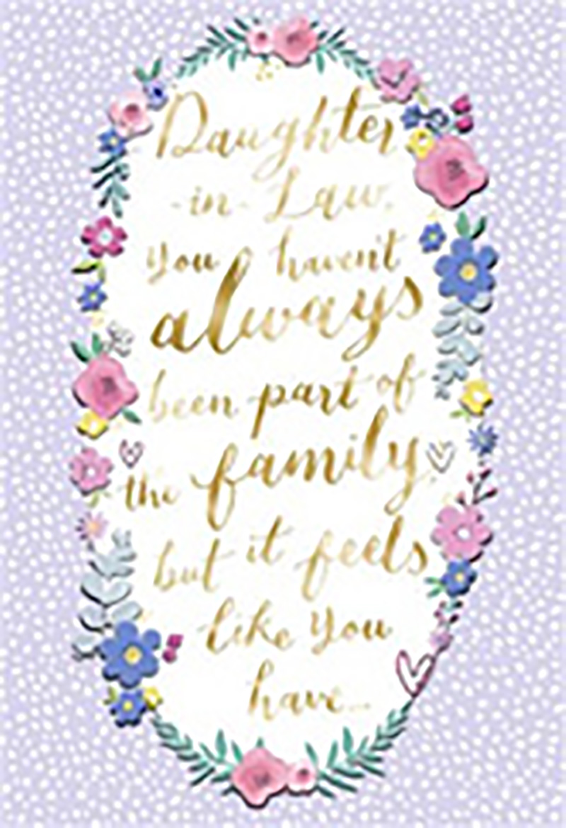 Daughter In Law Part Of Family