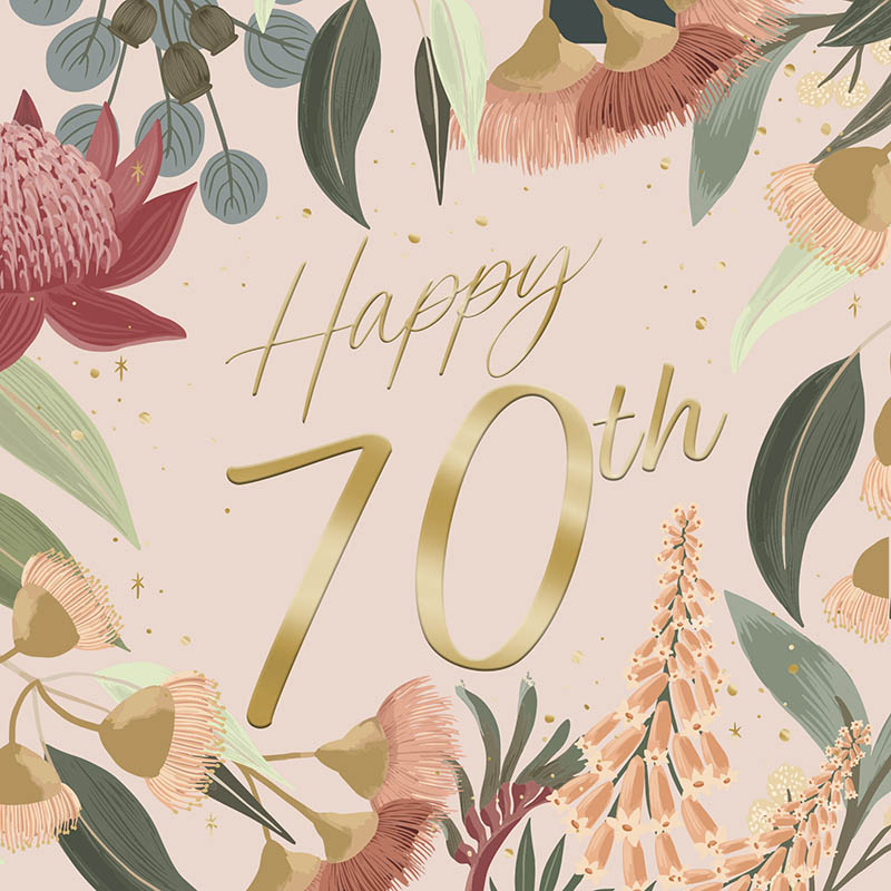 Happy 70Th Birthday Botanical