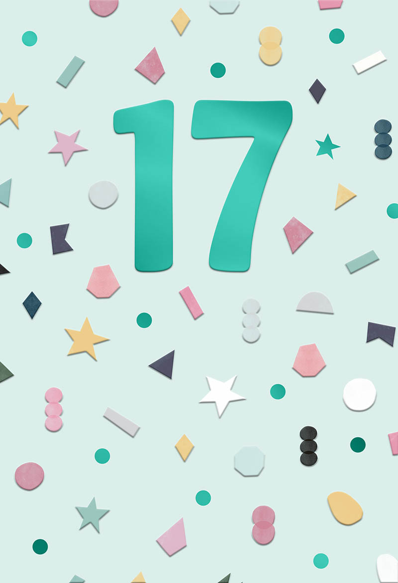 Nutmeg: 17Th Birthday Confetti