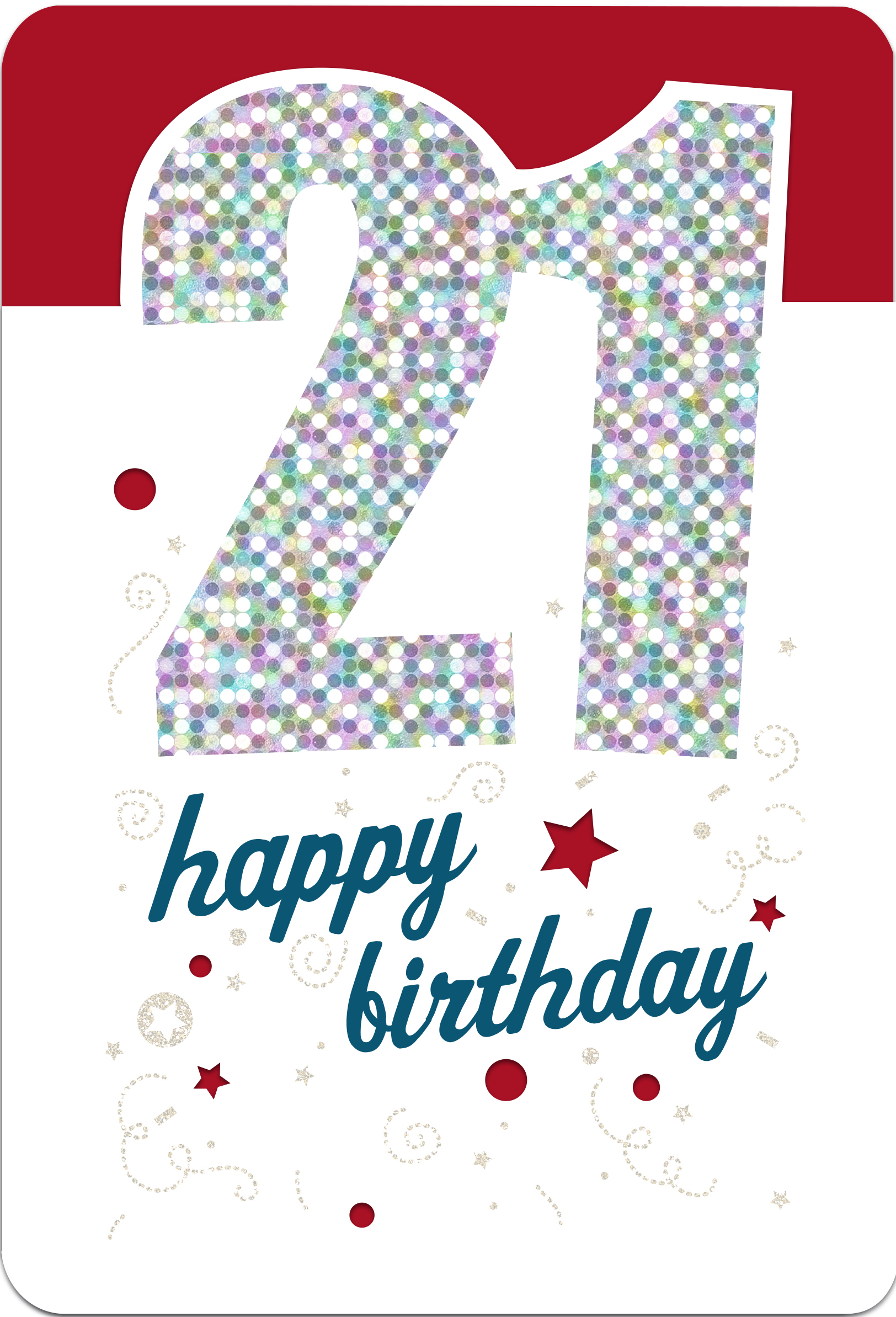 Age 21 Male Starry Happy Birthday