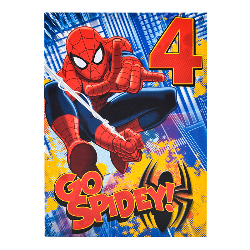 Juvenile Age 4 Boy Spiderman
