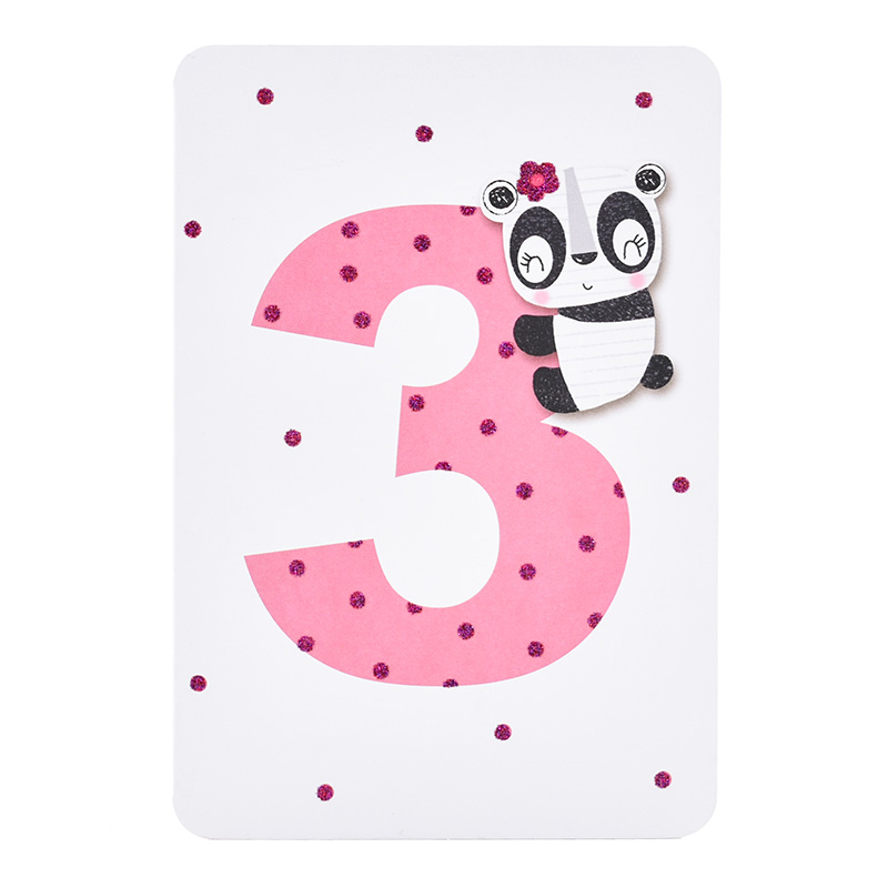Juvenile Age 3 Girl Pink Panda