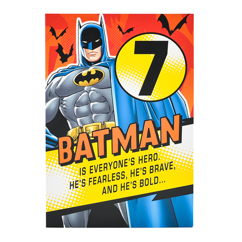 Juvenile Age 7 Boy Batman