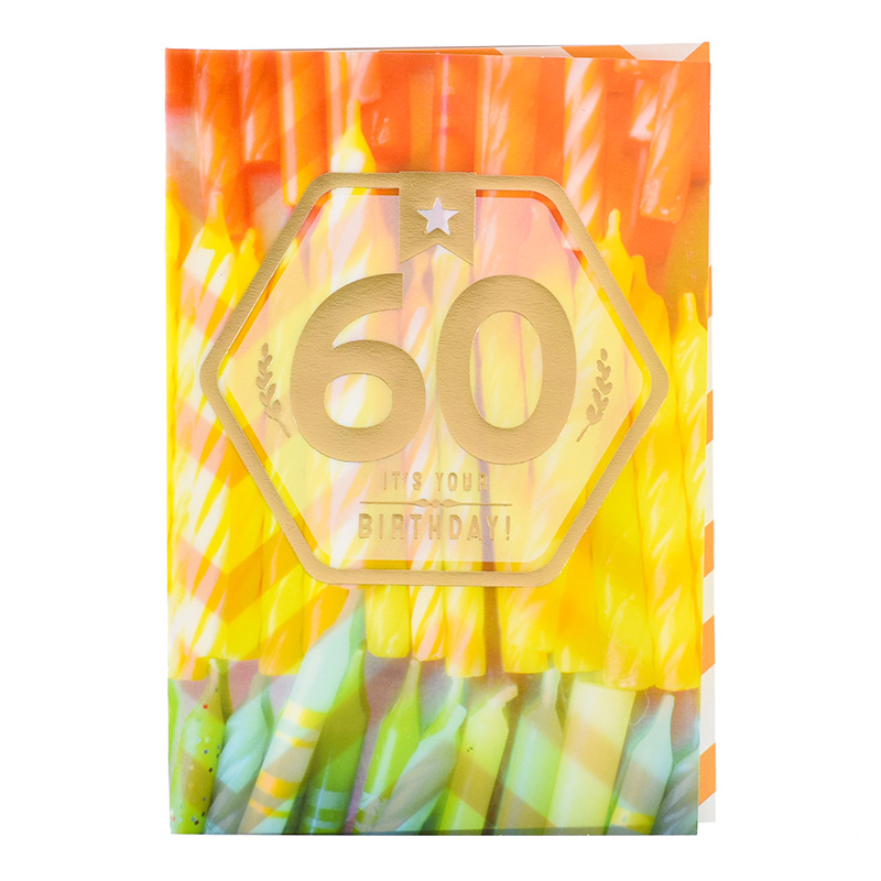 Age 60 Birthday Gen Candles