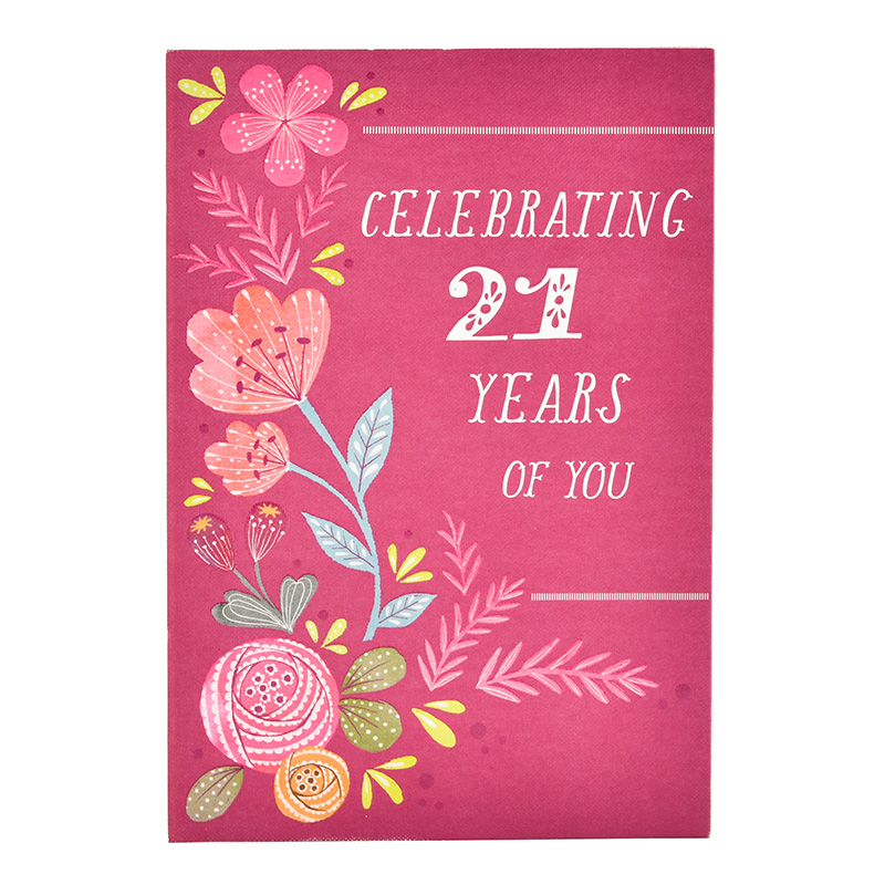 Age 21 Fem Birthday Flowers