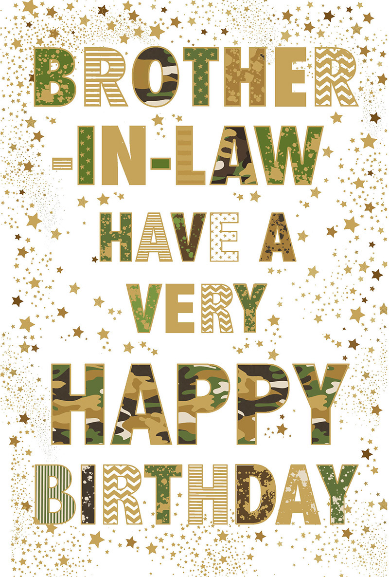 Pizazz For Men: Birthday Brother In Law