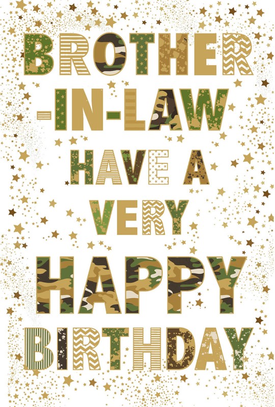 Pizazz For Men: Birthday Brother In Law