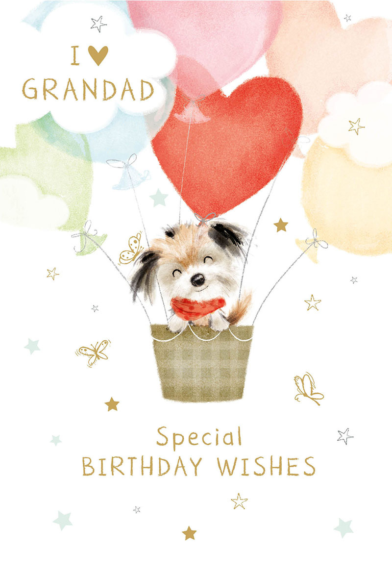 Grandad Birthday Cute Dog